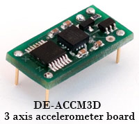 triple axis accelerometer